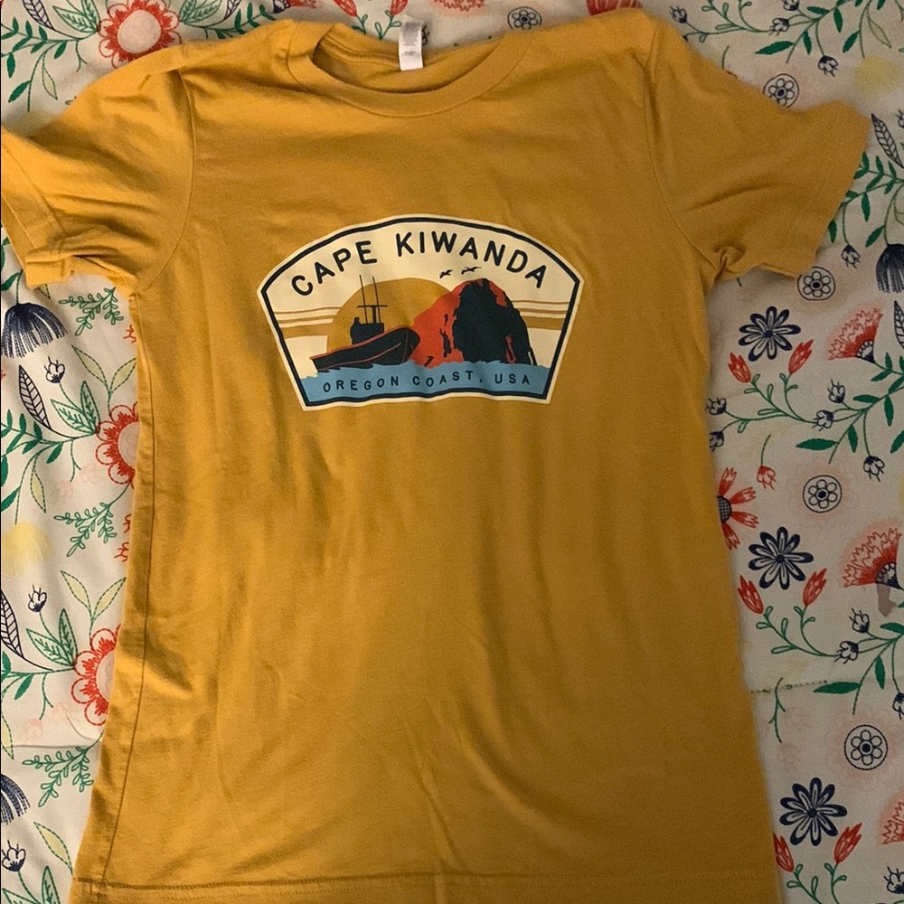 Bella Canvas Yellow Cape Kiwanda Tee